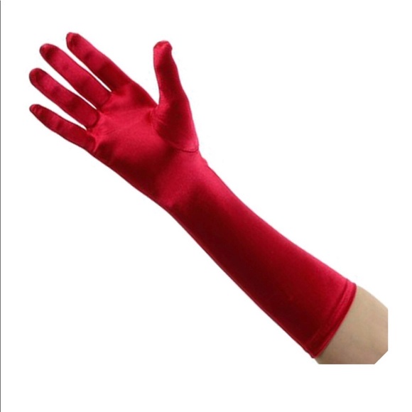 Accessories - Classic Long Opera Elbow Length Satin Gloves